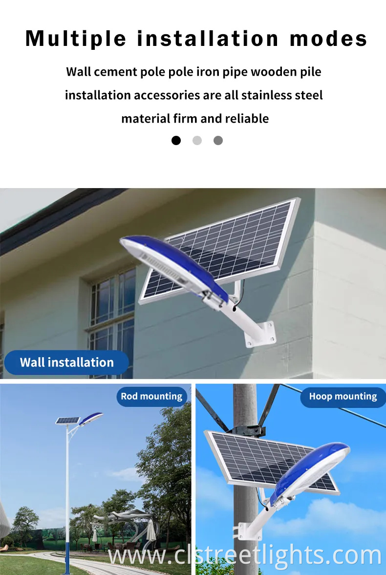 IP65 200W Integrated All in Two Solar Panel LED Street Light